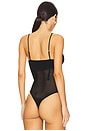 view 4 of 5 Knit Underbust Cami Bodysuit in Black