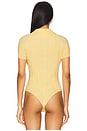 view 4 of 6 Rib Polo Bodysuit in Butter