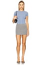 view 5 of 5 Organic Cotton T-Shirt Bodysuit in Denim