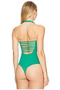 view 4 of 5 Sofia Bodysuit in Emerald
