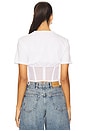view 3 of 4 Sabrina Corset T-Shirt in Ivory