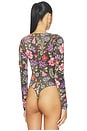view 4 of 6 BODY DÉCOLLETÉ PLONGEANT WILDFLOWER in Wildflower Print