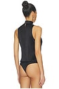 view 4 of 5 Silk Blouson Bodysuit in Black