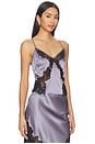 view 2 of 4 Juliet Lace Silk Cami Top in Lavender Smoke