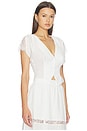 view 2 of 4 Georgette Flounce Top in Ivory