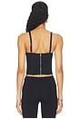 view 3 of 4 Topstitch Bebe Bra Bustier Top in Black