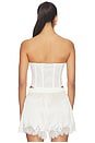 view 3 of 5 Elar Emrboidery Corset Top in Ivory