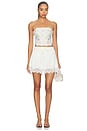 view 4 of 5 Elar Emrboidery Corset Top in Ivory