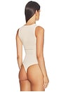 view 4 of 5 BODY ORGANIC COTTON SCOOP NECK in Tahini