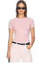 view 1 of 4 Organic Cotton T-shirt in Pink Lady