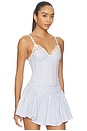 view 2 of 5 East Hampton Poplin Corset in East Hampton Stripe