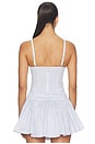 view 3 of 5 East Hampton Poplin Corset in East Hampton Stripe