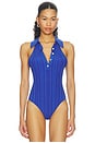 view 2 of 5 BODY HALTER TIPO POLO DE CANALÉ in Hydrangea