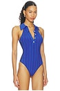 view 3 of 5 BODY HALTER TIPO POLO DE CANALÉ in Hydrangea