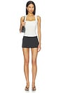 view 5 of 5 Organic Cotton Scoop Neck Bodysuit in Ivory