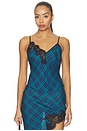 view 1 of 5 Cami in Navy Tartan