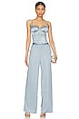 view 5 of 5 Eco Luxe Hamptons Bustier in Steel Blue