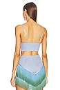view 3 of 4 Fringe Bralette in Pastel Sky