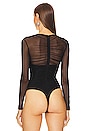view 4 of 5 Ruched Bodysuit in Black