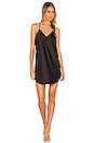view 2 of 4 Victoria Solid Charm Chemise in Black