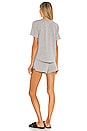 view 3 of 3 Blaire Short Lounge Set in Heather Grey