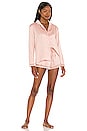 view 1 of 3 VICTORIA ロングスリーブショーパジャマセット in Blush