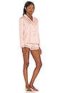 view 2 of 3 VICTORIA ロングスリーブショーパジャマセット in Blush