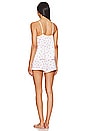 view 3 of 4 Brittany Pointelle Cami Pajama Set in White