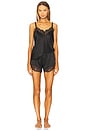 view 1 of 5 Gabby Charmeuse Cami & Tap in Black