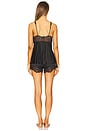 view 4 of 5 Gabby Charmeuse Cami & Tap in Black