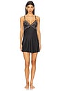 view 1 of 3 Rosa Charmeuse Chemise in Black