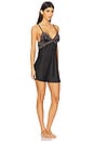 view 2 of 3 Rosa Charmeuse Chemise in Black