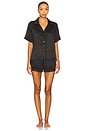 view 1 of 4 Selena Pajama Set in Black