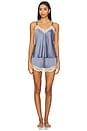 view 1 of 4 Gabby Cami Set With Lace in Deep Sea