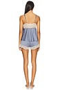 view 3 of 4 Gabby Cami Set With Lace in Deep Sea
