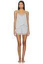 view 1 of 3 Maven Cami & Short Set With Lace in Heather Grey