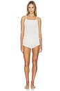 view 1 of 3 Karina Solid Chiffon Cami Short Set in Ivory