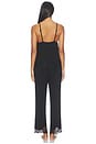 view 4 of 4 Sarafina Solid Bamboo Knit Cami Pant Set in Black