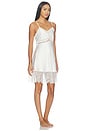 view 1 of 5 Skyler Solid Stretch Charm Chemise in Ivory