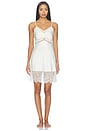 view 2 of 5 Skyler Solid Stretch Charm Chemise in Ivory