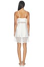 view 4 of 5 Skyler Solid Stretch Charm Chemise in Ivory