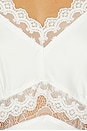 view 6 of 5 Skyler Solid Stretch Charm Chemise in Ivory