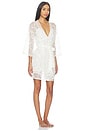 view 3 of 4 Meg Wrap Dress in Ivory