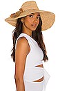 view 1 of 3 Nicolette Hat in Natural, Gold, & Parfait