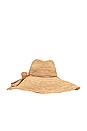 view 3 of 3 Nicolette Hat in Natural, Gold, & Parfait