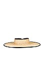 view 3 of 3 Alex Visor in Natural & Black