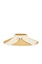 view 3 of 4 Jai Visor in Natural, White & Silver
