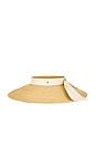 view 4 of 4 Jai Visor in Natural, White & Silver