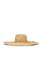 view 3 of 3 SOMBRERO FEDORA BEVERLY in Natural
