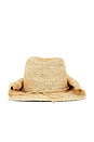 view 2 of 2 Tanya Crochet Raffia Cowboy Hat in Natural